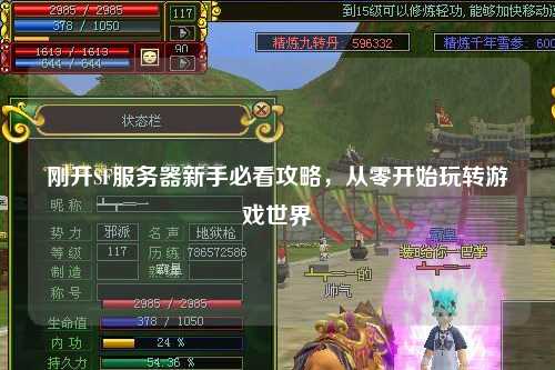 剛開SF服務(wù)器新手必看攻略，從零開始玩轉(zhuǎn)游戲世界
