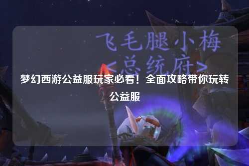 夢幻西游公益服玩家必看！全面攻略帶你玩轉(zhuǎn)公益服