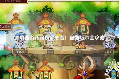 夢(mèng)幻西游私服玩家必看！最新版本全攻略